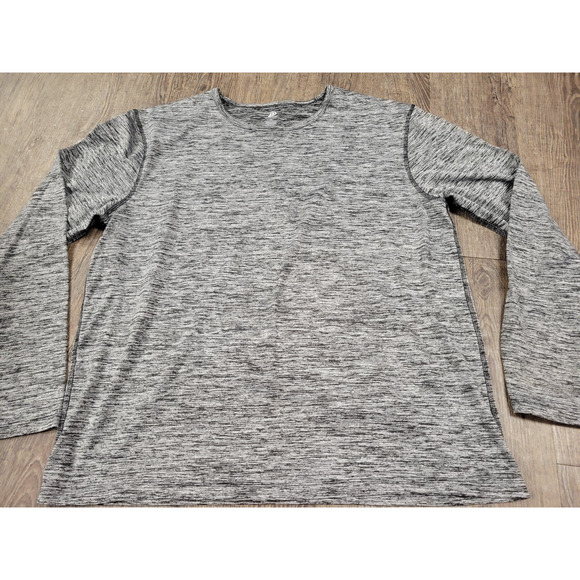 Pro Player Mens Shirt Extra Large XXL Black Heathered Casual 2XL Base Layer - Picture 1 of 3